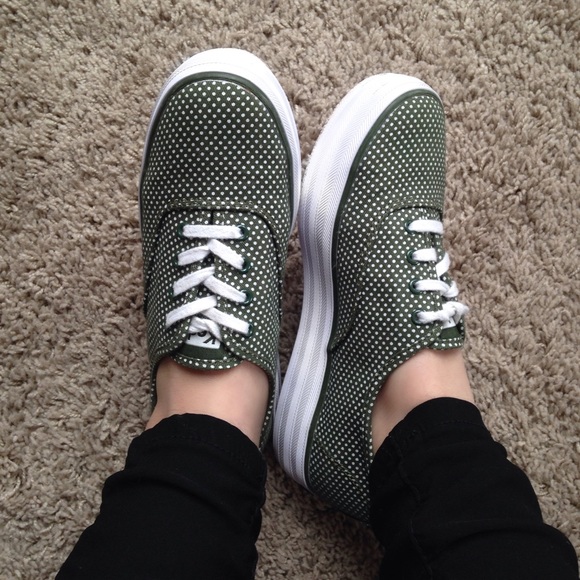 army green keds